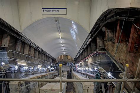 Escalator Replacement Underway at London Tube Station