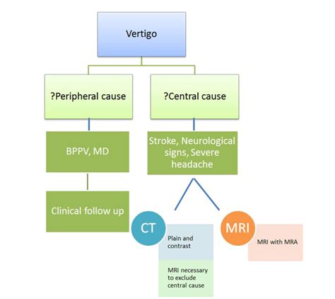 Diagnostic Flow Chart For A Patient Presenting With Vertigo Download