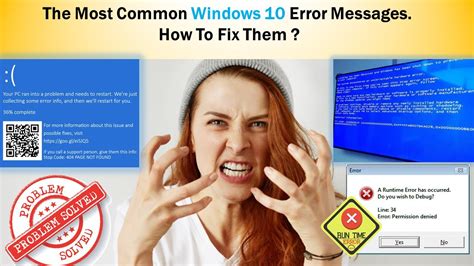 Most Common Windows 10 Error Codes And How To Fix Them Youtube
