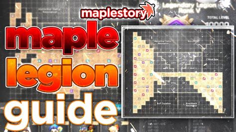 If you're really looking to optimize your leveling speed, go ahead and run tests to find out what mobs. MapleStory: COMPLETE Maple Legion Guide! (2019) - YouTube