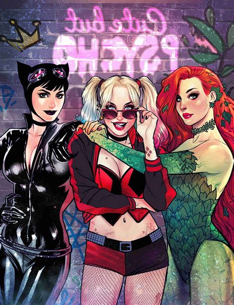 Gotham City Sirens Jam Harley Quinn Catwoman Und Poison Ivy Hd Hintergrundbild Pxfuel