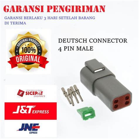 Jual Deutsch Connector 4 Pin Male Kota Tangerang Groza Electric