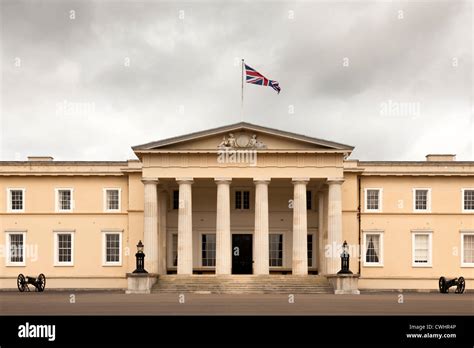 Front Facade Of Old College Building Royal Military Academy Sandhurst
