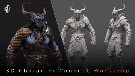 3d Character Concept Workshop Youtube