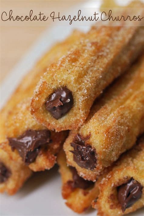 You Need These Chocolate Hazelnut Stuffed Churros As Your Next Dessert