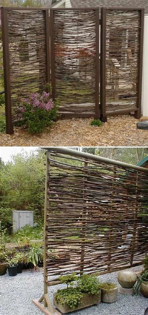 Queen anne's lace garden stake set of 2. 20 Cool Ideas for Getting Privacy in Summer Patio and Yard ...