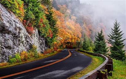 Road Fall Wallpapers Mountain Autumn Nature Roads