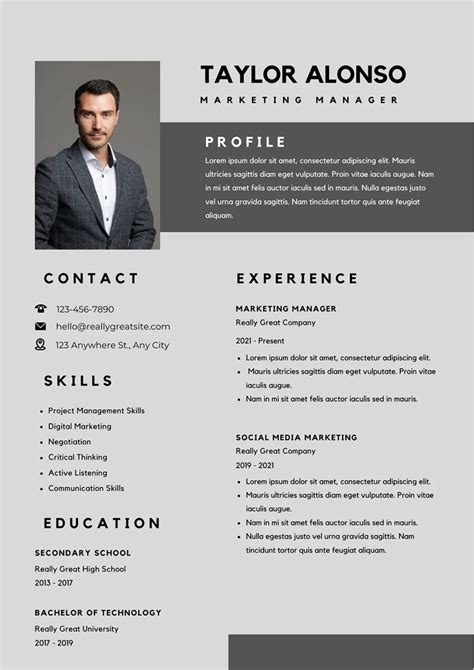 20 Best Free Canva Resume Cv Templates To Download For 2022