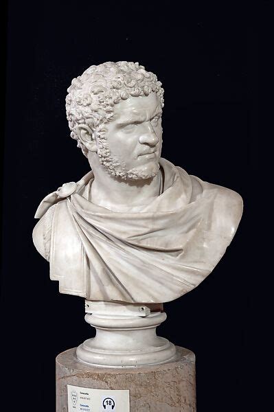 Portrait Bust Of The Emperor Caracalla Roman Art Imperial The