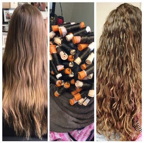 Long Hairstylebefore My Perm During And After Me Hair Styles Pinterest