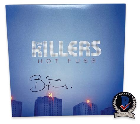 Brandon Flowers The Killers Signed Hot Fuss Vinyl Record Album Lp Beckett Coa Ebay