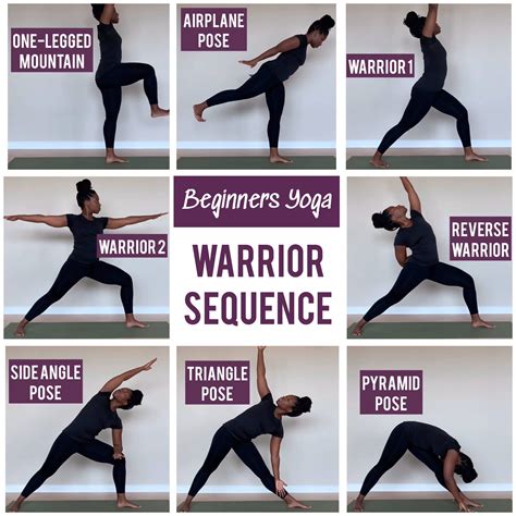 Strong Warrior Sequence In 2022 Warrior Pose Yoga Hero Pose Yoga