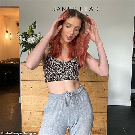 Helen Flanagan Flashes Her Abs In A Crop Top As She Shows Off Her Newly