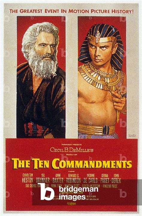 les dix commandements the ten commandments de cecilbdemille avec charlton heston dans le role