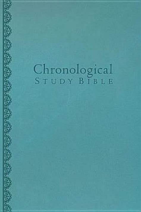 Chronological Study Bible Nkjv Thomas Nelson 9781401679019 Boeken