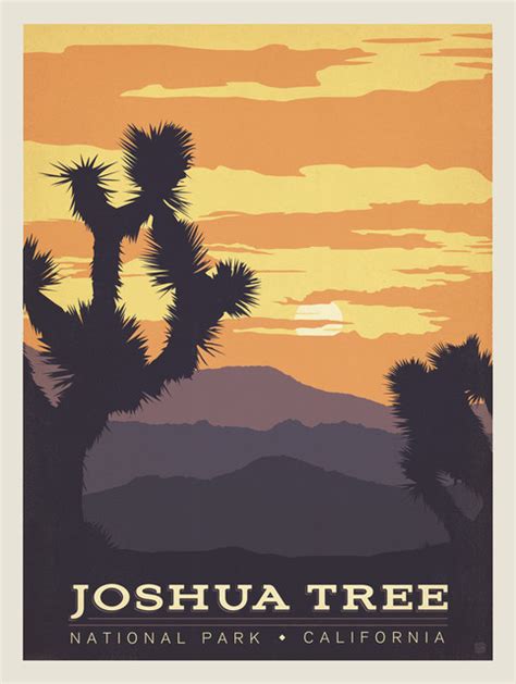 “joshua Tree National Park” Gallery Print Midcentury Prints And