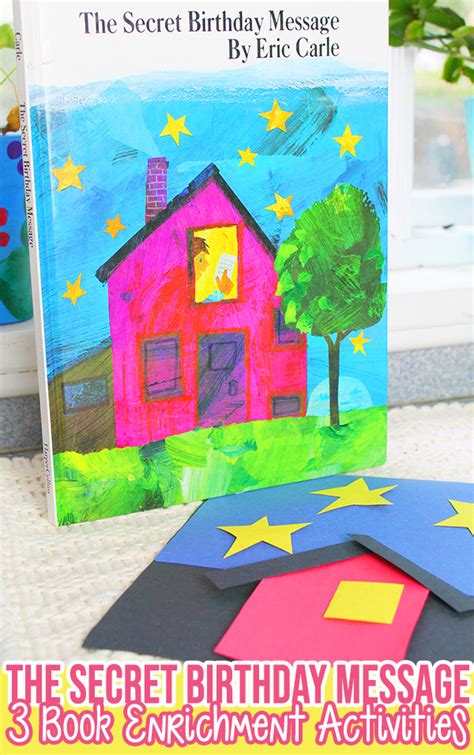 The Secret Birthday Message By Eric Carle Book Study Activities