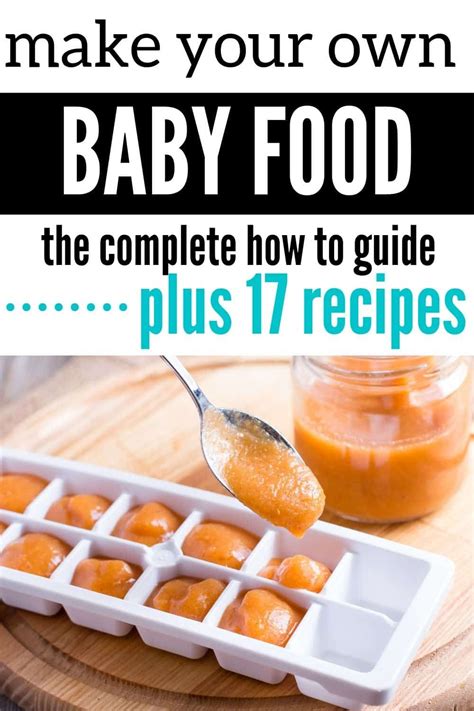 How To Make Your Own Baby Food Artofit