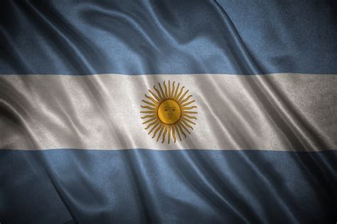 Fondo De Bandera De Argentina Foto Premium