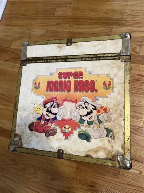 Vintage 1988 Nintendo Toy Box Wooden Chest Video Game Zelda Super Mario
