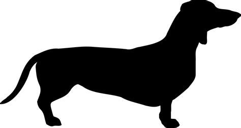 Dachshund Silhouette Clip Art Silhouette Png Download 1280682