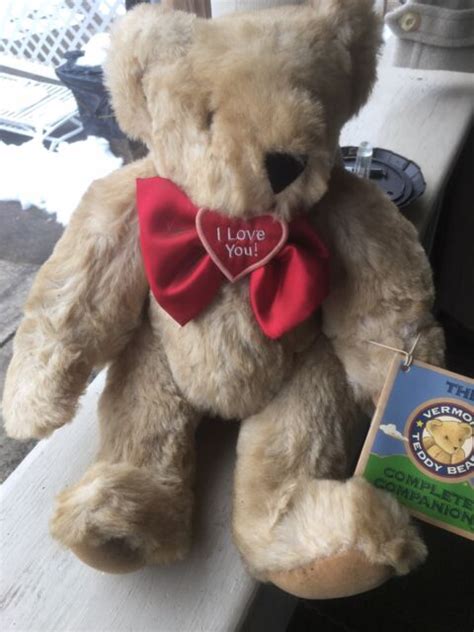the vermont teddy bear company i love you 15” pre owned ebay