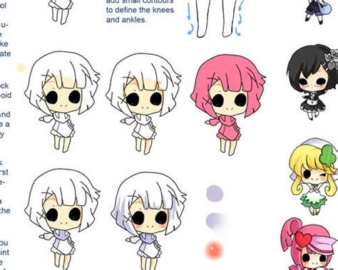 How To Draw Chibi Body For Beginners Swaglasem