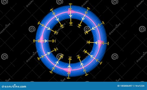 Toroidal Magnetic Field Lines Fusion Energy Helical Path Flow Top