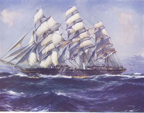 Cutty Sark From A Painting By Jack Spurling I Love These Things