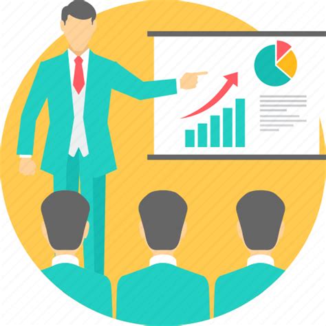 Board, explain, explaination, meeting, presentation, report icon