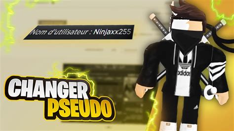 COMMENT CHANGER SON PSEUDO ROBLOX - YouTube