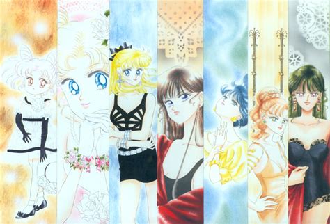 Safebooru Aino Minako Bishoujo Senshi Sailor Moon Chibi Usa Hino Rei Kino Makoto Meiou Setsuna