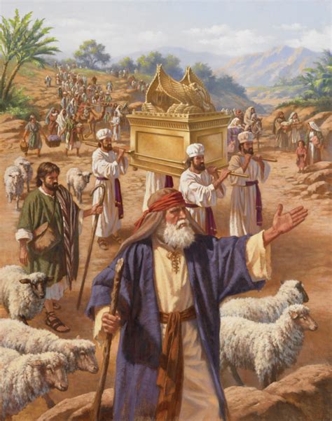 The Bible In Paintings Israel Crosses The Jordan River