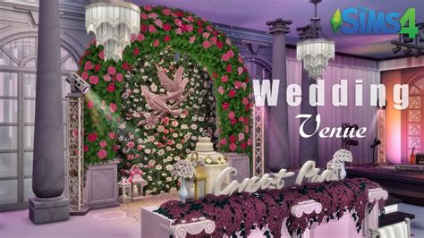 Wedding Venue • Luxury Mansion No Cc The Sims 4 Youtube