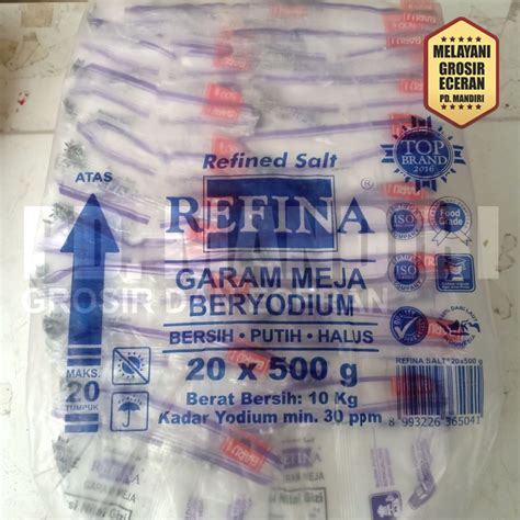 Jual Refina Garam Meja Gr Shopee Indonesia