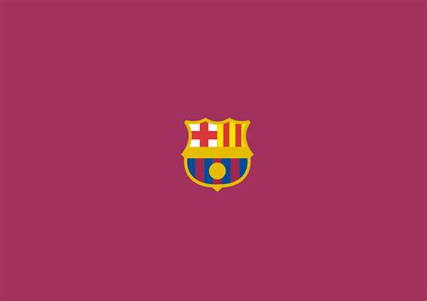 Fc Barcelona Logo Minimalism Wallpaperhd Sports Wallpapers4k
