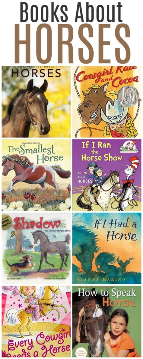 Horse Books For Kids Unit Study Mommy Evolution