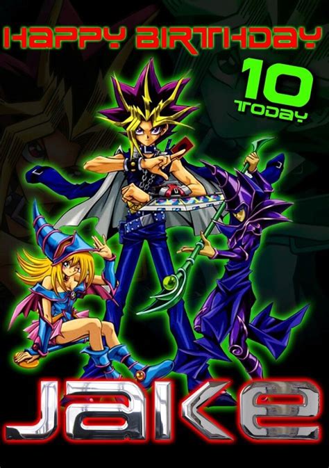 Personalised Yu Gi Oh Birthday Any Occasion Greeting Card Ebay