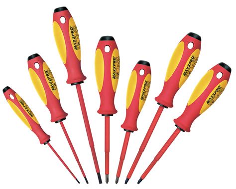 Witte Insulated Screwdriver Set Tip Finish Black Oxide 14 In 532