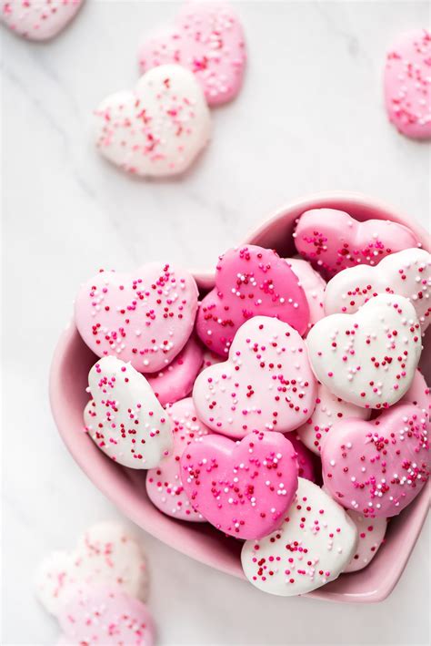Pink And White Heart Circus Cookies Garnish And Glaze
