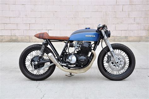 A cafe racer is a minimalist retro styled motorbike often a result of a customisation from older factory models. Cafe Racer Special: Honda CB 750 Four Custom Build