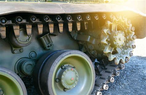 Rubber Tracks Make Military Vehicles More Efficient Durable And Quieter