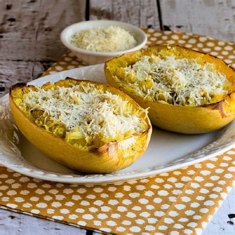 Spaghetti Squash With Mizithra Cheese And Browned Butter Kalyns Kitchen