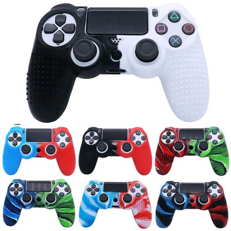 Professional Textured Soft Rubber Handle Grips For Ps4 Slimps4 Pro