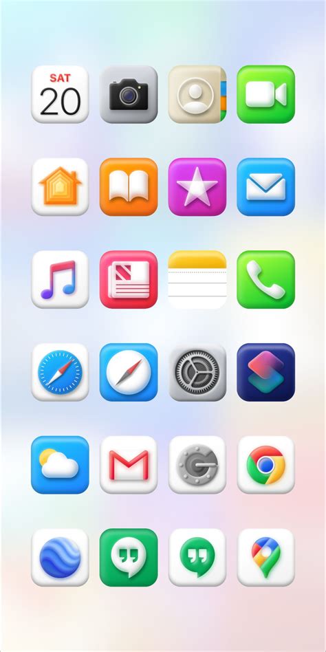 Big Sur — 181 3d Premium App Icons Big Sur App Icons 3d Ios Icons