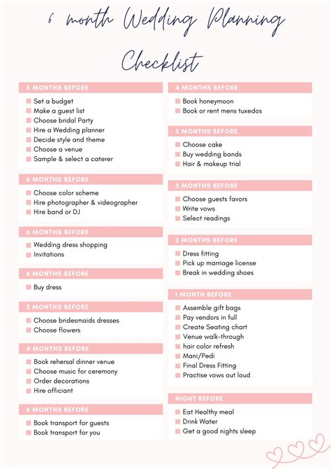 Printable Wedding Checklist Uk Free Template Hot Sex Picture