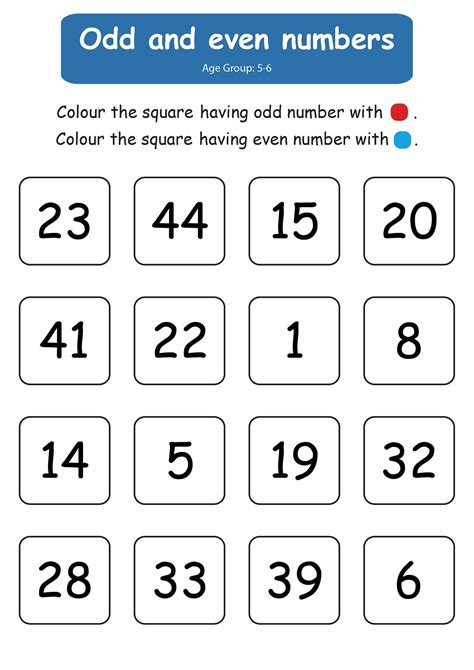 Printable Worksheets Even And Odd Numbers Letter Worksheets