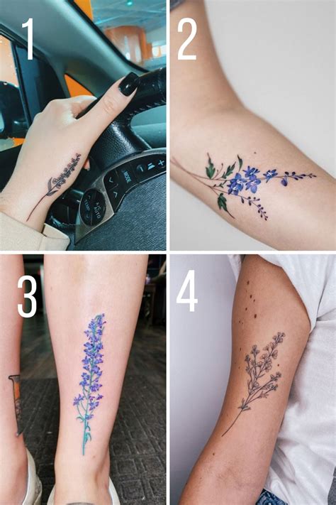 Share 77 Delphinium Flower Tattoo In Eteachers