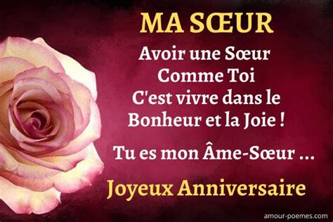 Image Joyeux Anniversaire Ma Soeur