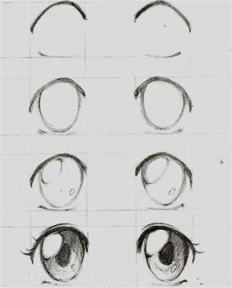 Como Dibujar Ojos Básico Drawings Anime Drawings Sketches Anime